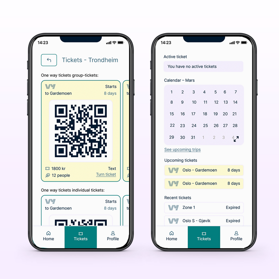 Reiseapp — resultat